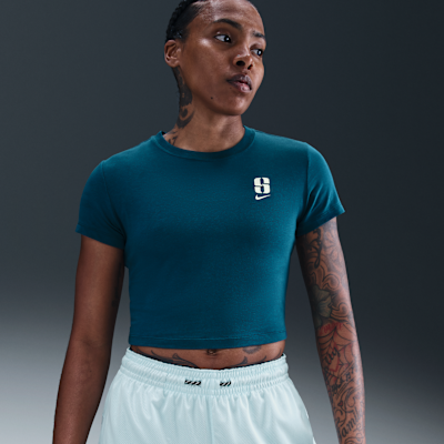 tシャツ CYCLING ULTRA SLIM CROPPED TOP レディース Sabrina Women's Short-Sleeve Cropped T-Shirt. Nike.com